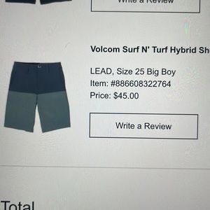 Volcom Surf N Turf Hybrid Shorts Big Boys